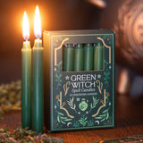 Pack de 12 Velas de Hechizo Green Witch Esotergia