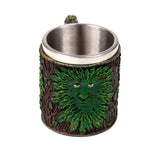 Jarra Decorativa de Resina: Guardián Hombre Árbol Esotergia