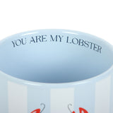 Taza 'You Are My Lobster' de Rayas Azul y Blanco 350 ml Esotergia