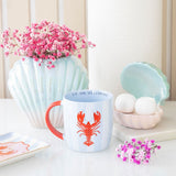 Taza 'You Are My Lobster' de Rayas Azul y Blanco 350 ml Esotergia