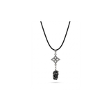 Colgante Nudo de Bruja y Turmalina Negra | Doble Protección Esotergia