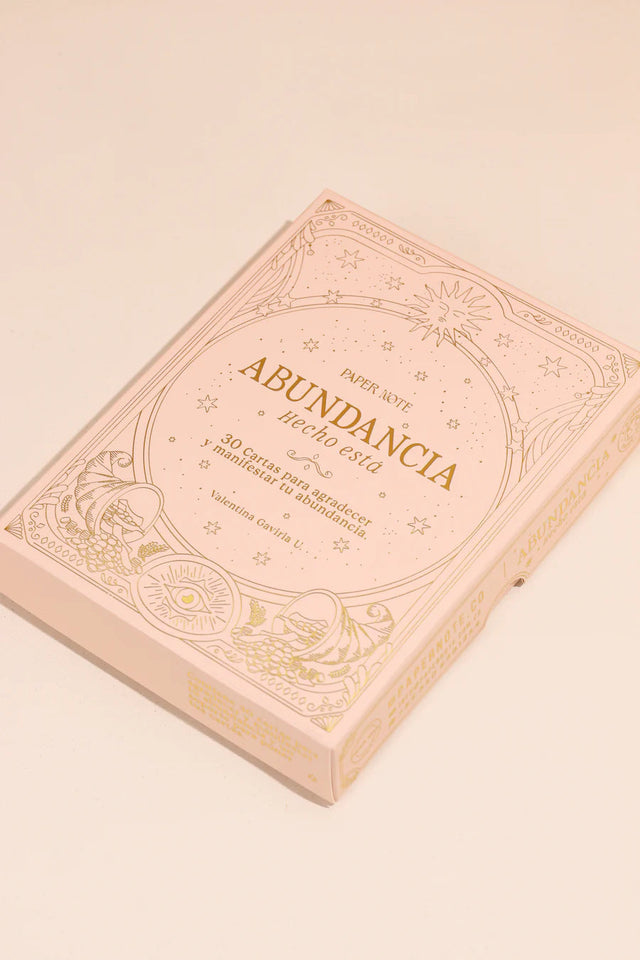 Oráculo Cartas Abundancia Hecho Está con 30 Cartas Esotergia Tienda