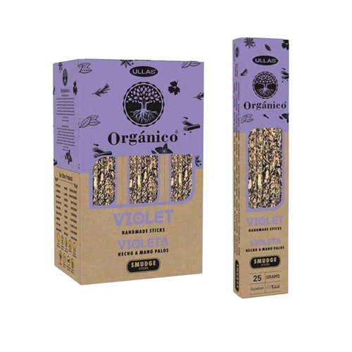 Varitas Incienso 'Violeta' Orgánico 100% Natural Ullas