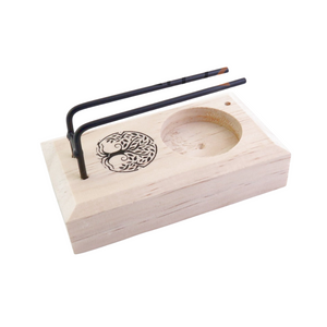 Quemador Artesanal Palo Santo + Salvia/Ruda - Purificación y Armonía