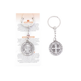 Llavero Medalla San Benito (32mm) | Amuleto de Protección Espiritual