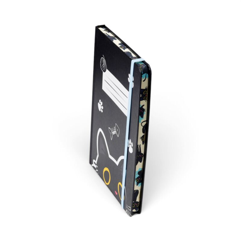 [PREVENTA] Libreta A5 de Papel Reciclado: Gato Negro Lucky Esotergia Tienda