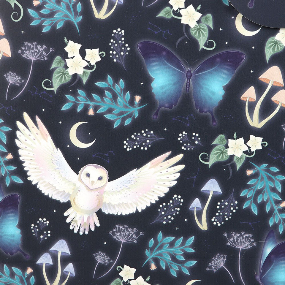 Bolsa de Regalo Mística Búho y Bosque de Medianoche (23 cm) Esotergia Tienda