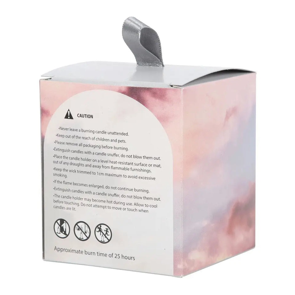 Vela Energía Positiva con Salvia Blanca y Cristales de Cuarzo – 25h de Aromaterapia Espiritual Esotergia
