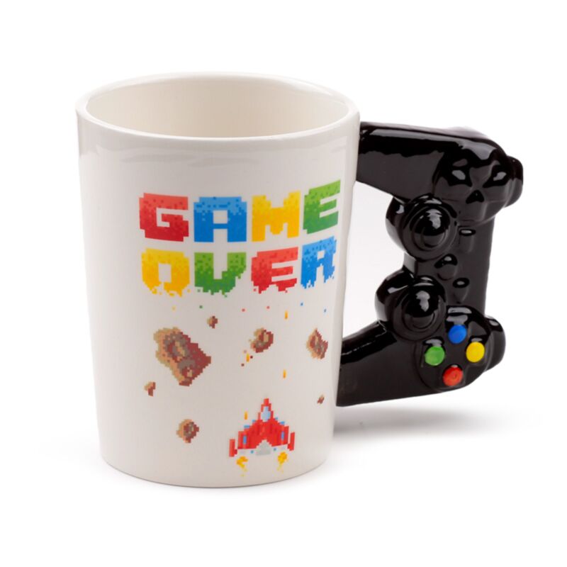 [PREVENTA] Taza de Cerámica: Nivel Gamer con Asa de Mando Esotergia
