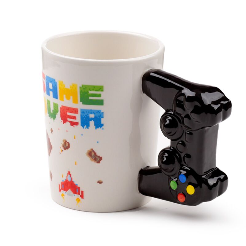 [PREVENTA] Taza de Cerámica: Nivel Gamer con Asa de Mando Esotergia