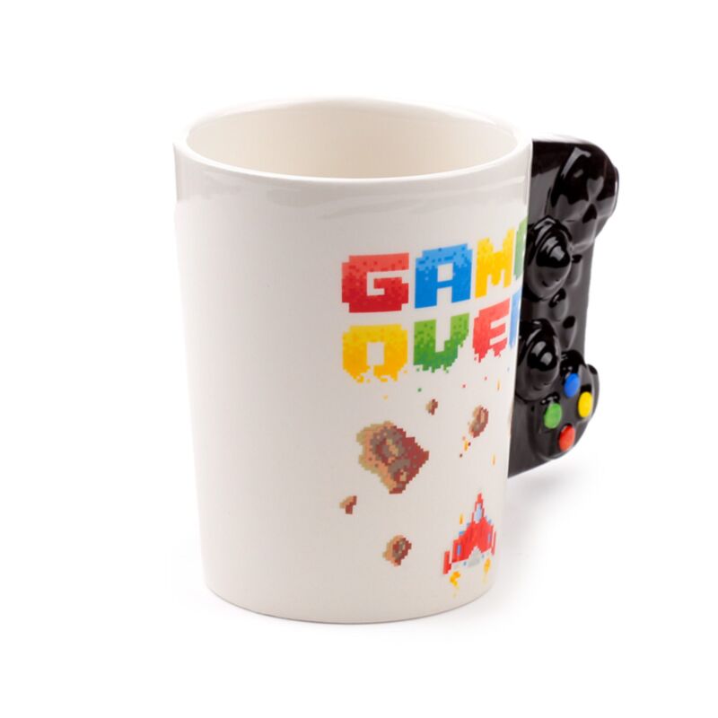 [PREVENTA] Taza de Cerámica: Nivel Gamer con Asa de Mando Esotergia