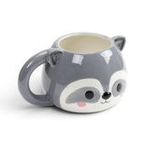 [PREVENTA] Taza de Cerámica 3D: Pequeño Mapache Curioso Esotergia