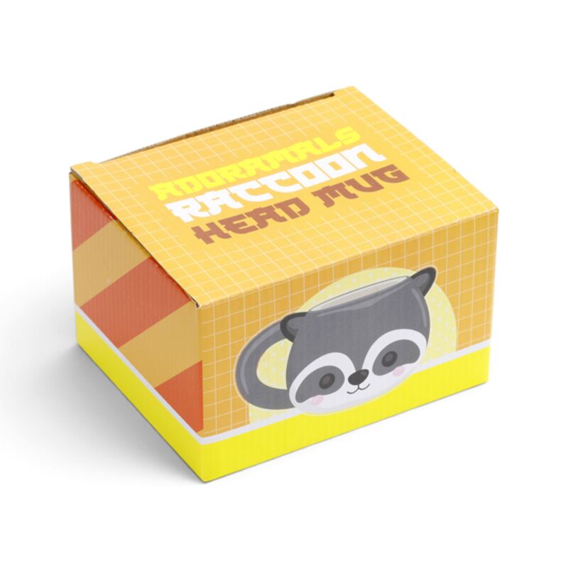 [PREVENTA] Taza de Cerámica 3D: Pequeño Mapache Curioso Esotergia