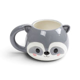 [PREVENTA] Taza de Cerámica 3D: Pequeño Mapache Curioso Esotergia