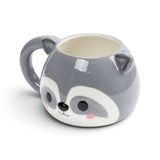 [PREVENTA] Taza de Cerámica 3D: Pequeño Mapache Curioso Esotergia