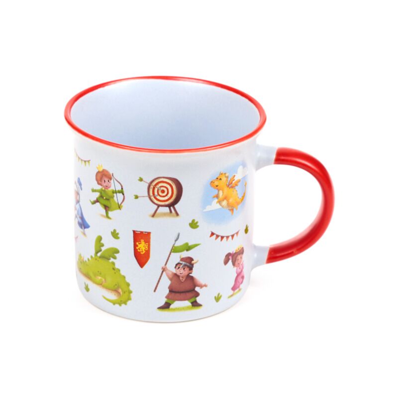 [PREVENTA] Taza de Porcelana: Caballeros y Dragones Esotergia