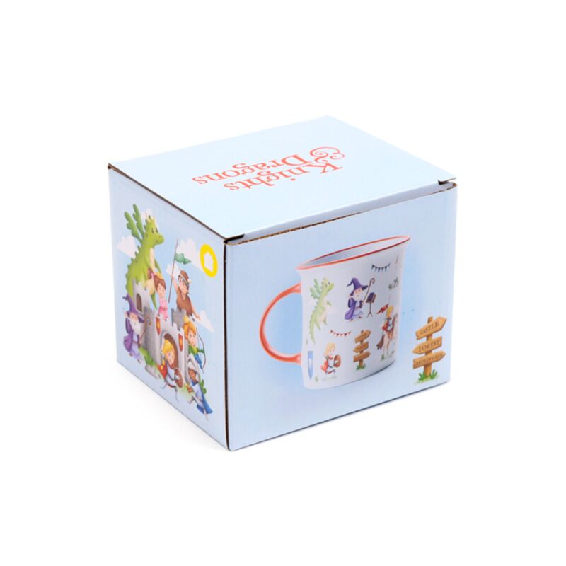 [PREVENTA] Taza de Porcelana: Caballeros y Dragones Esotergia