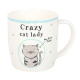 Taza Crazy Cat Lady con Caja Regalo Esotergia