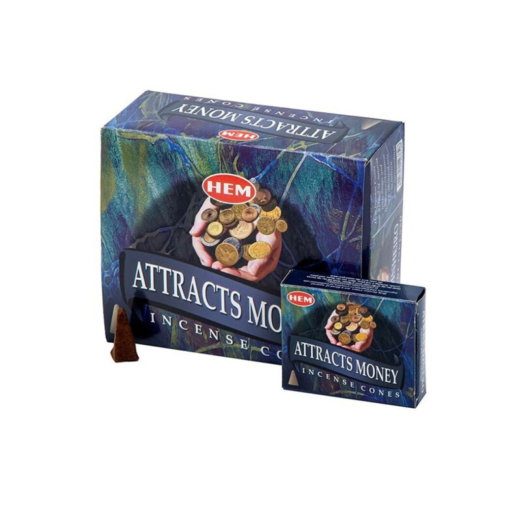 Conos Incienso Atrae Dinero HEM: Manifestación y Prosperidad Financiera Esotergia