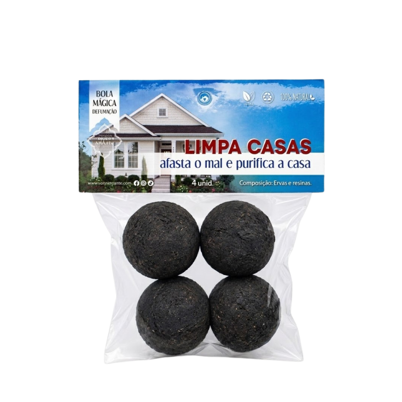 Bombitas de Defumación Natural 'Limpia Casas' | Purificación y Armonía (4 Unid) Esotergia