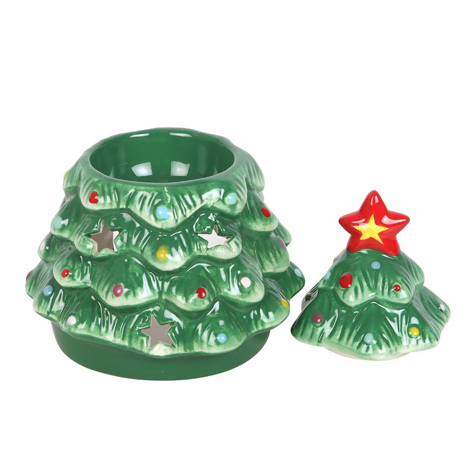Quemador de Esencias Árbol de Navidad Tradicional | Nostalgia y Magia Festiva Esotergia