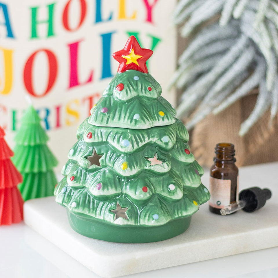 Quemador de Esencias Árbol de Navidad Tradicional | Nostalgia y Magia Festiva Esotergia