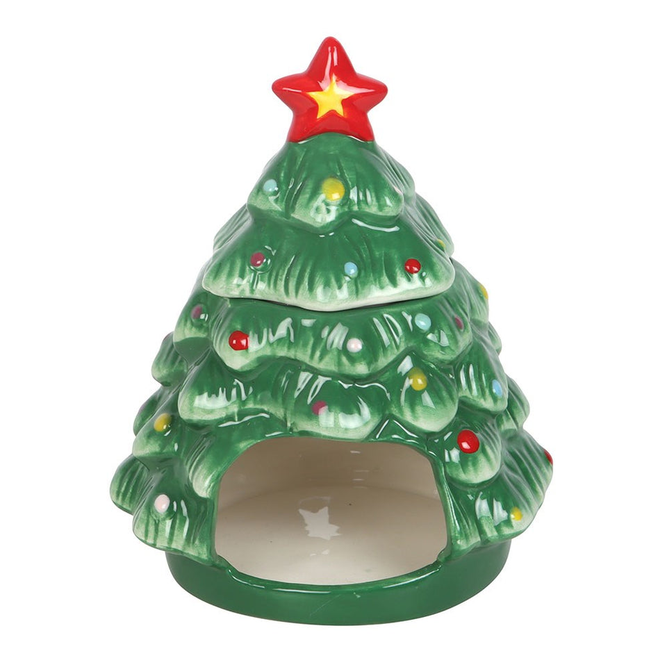 Quemador de Esencias Árbol de Navidad Tradicional | Nostalgia y Magia Festiva Esotergia