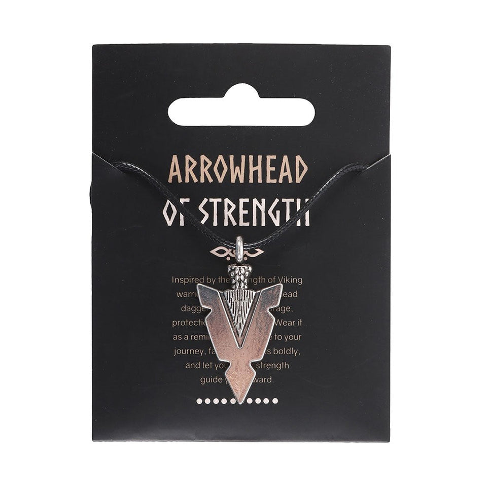 Collar Amuleto Punta de Flecha Vikinga | Fuerza y Determinación Esotergia