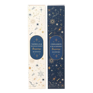 Set de 2 Inciensos Starry Night – Varitas Aromáticas Celestiales | 60 Unidades Esotergia