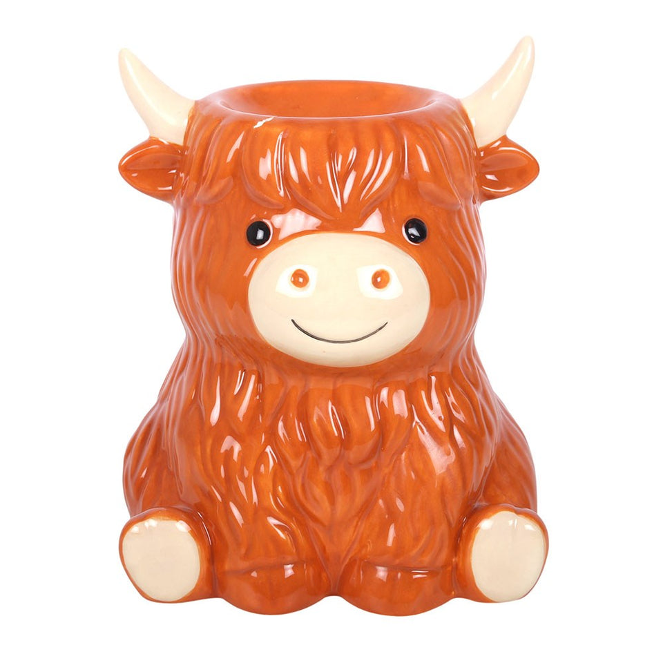 Quemador de Esencias y Cera Vaca Highland | Aromaterapia y Decoración Esotergia