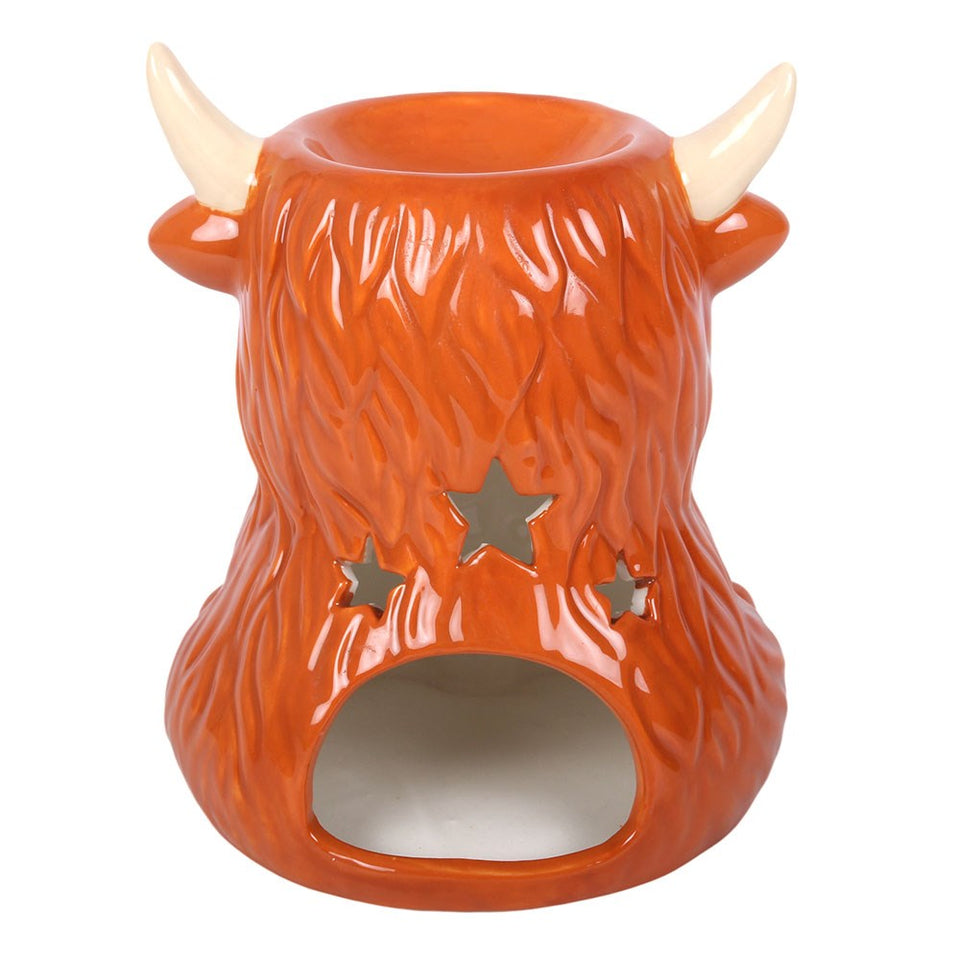Quemador de Esencias y Cera Vaca Highland | Aromaterapia y Decoración Esotergia