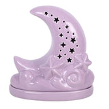 Quemador de Incienso en Cono Luna Lila Pastel | Magia y Relajación Celestial Esotergia