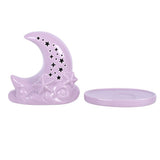 Quemador de Incienso en Cono Luna Lila Pastel | Magia y Relajación Celestial Esotergia