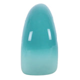 Quemador de Esencias Luna Creciente Azul Pastel con Cuenco Colgante Dorado Esotergia