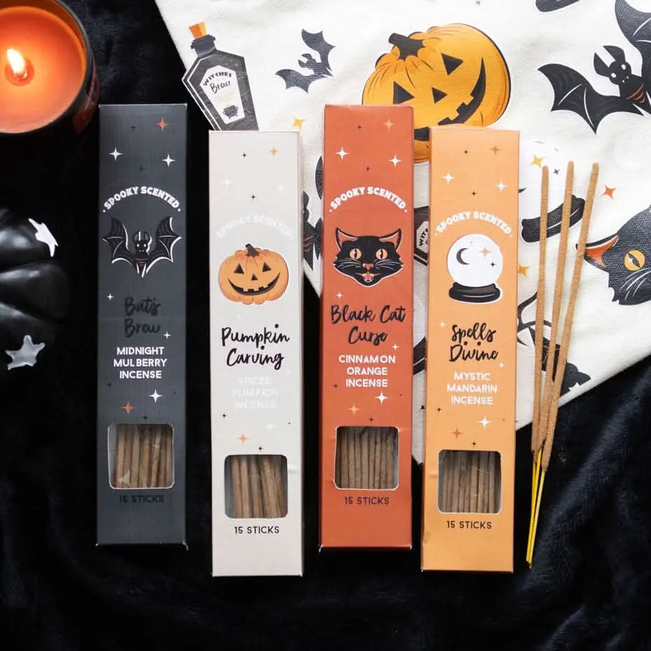 Set de Incienso Halloween: Varillas Aromáticas para una Noche Espeluznante - Esotergia Tienda