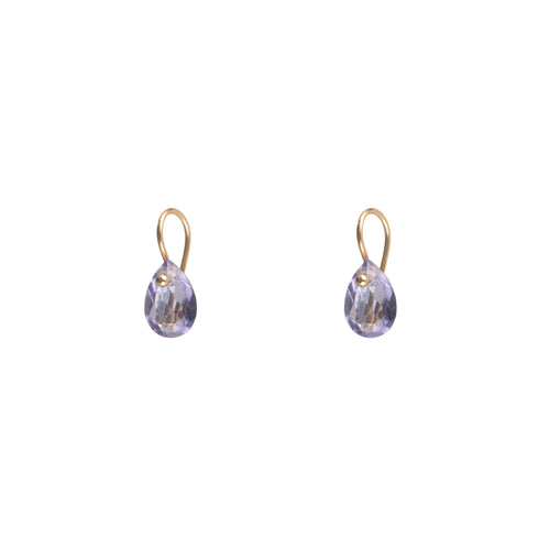 Pendientes de Amatista en Plata de Ley 925