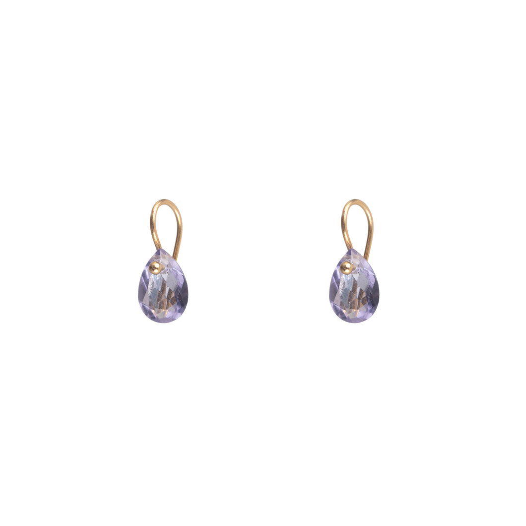 Pendientes de Amatista en Plata de Ley 925
