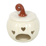 Quemador de Esencias Calabaza Blanca Minimalista Esotergia
