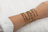 Pulsera "Amor Espiritual" de Turmalina Rosa y Cruz en Acero Dorado – Fe y Sanación Emocional Esotergia