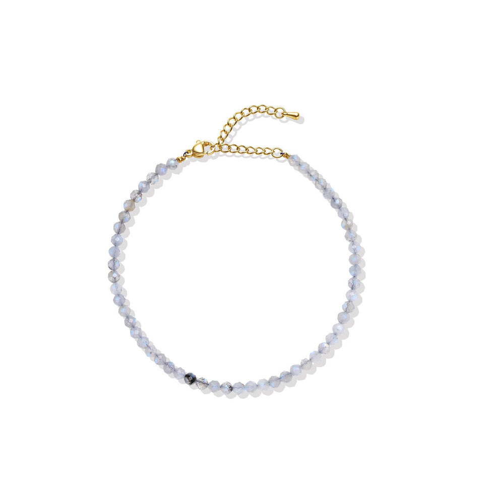 Pulsera "Aura de Luz" Mineral Color Oro | Elige tu Gema de Poder Esotergia