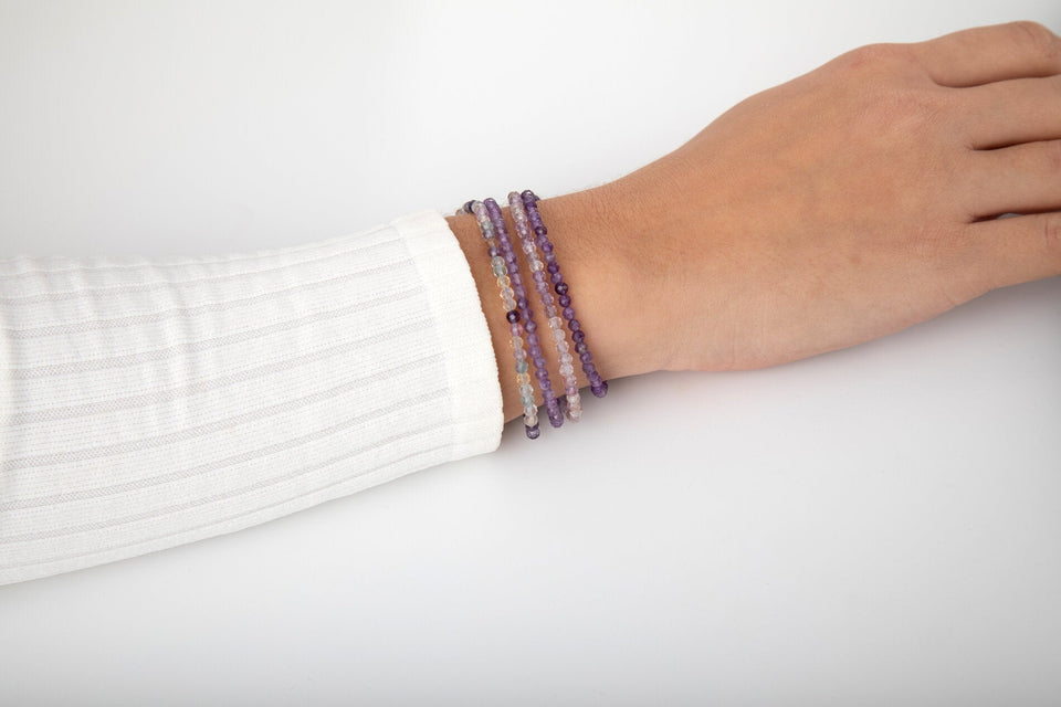 Pulsera "Aura de Luz" Mineral Color Oro | Elige tu Gema de Poder Esotergia