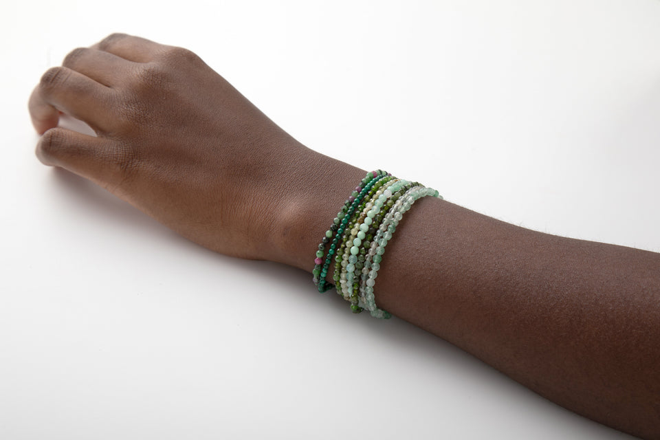 Pulsera "Aura de Luz" Mineral Color Oro | Elige tu Gema de Poder Esotergia