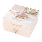 Cuenco Porta Sahumerios (Salvia, Palo Santo) | Cerámica Crema Estriada | Limpieza Energética Esotergia