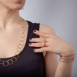 Pulsera "Serenidad Vital" de Onix Verde en Plata 925 con Baño de Oro 18K – Calma y Equilibrio Emocional Esotergia