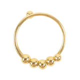 Anillo Antiestrés y Ansiedad (Fidget Ring) con Cuentas Giratorias | Calmante y Ajustable (Cobre) Esotergia