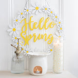 Quemador de Aceites Margarita y Calentador de Cera de Gres Esotergia