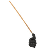 Porta Incienso Serpiente Negra – Soporte Decorativo de Resina | Estilo Gótico y Esotérico Esotergia