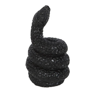 Porta Incienso Serpiente Negra – Soporte Decorativo de Resina | Estilo Gótico y Esotérico Esotergia