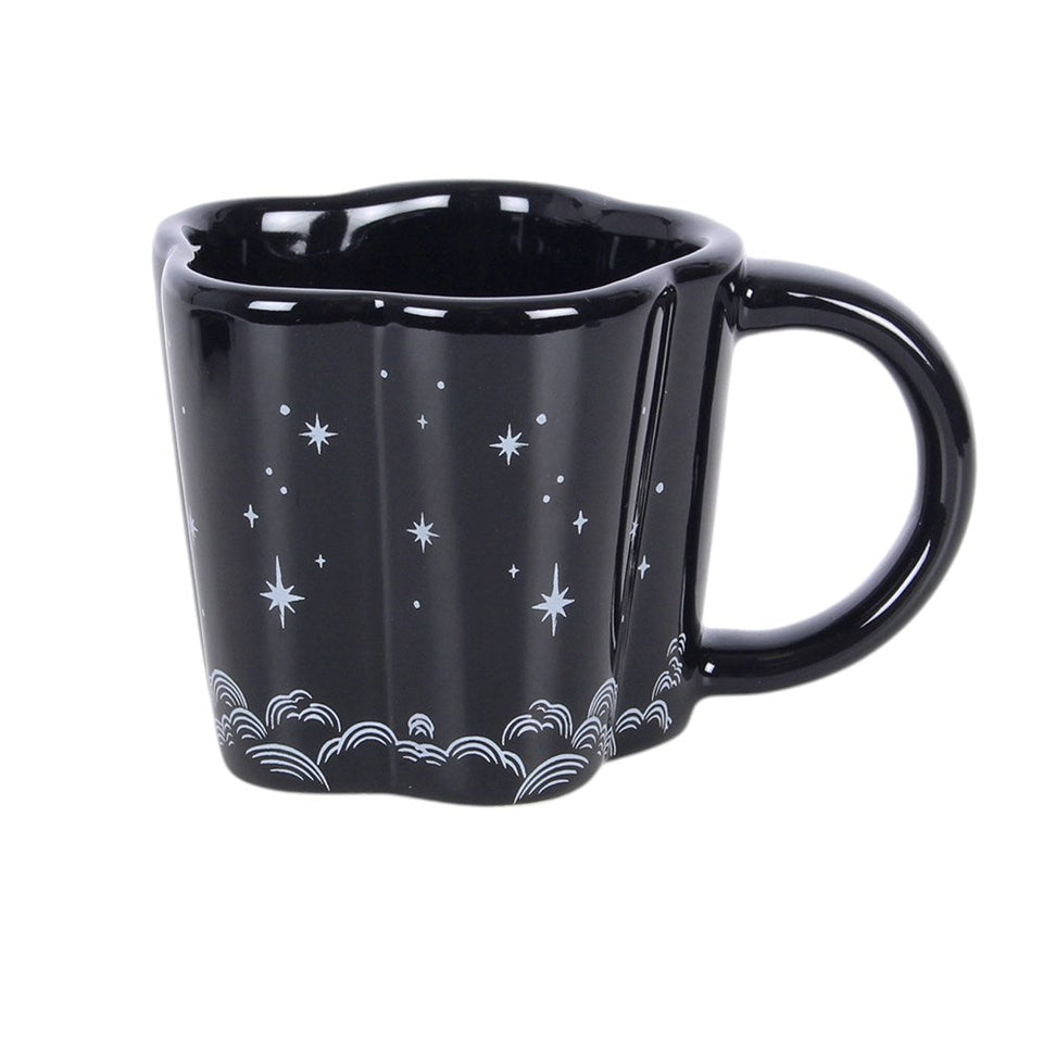 Set de Taza Espresso "Cielo Estrellado" con Plato de Luna Esotergia
