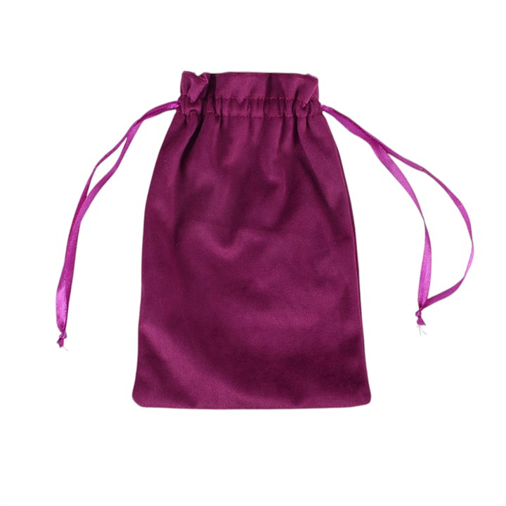 Bolsa de Terciopelo Morada "Corazón Sagrado y Ojo Místico" | Protección para tus Tesoros Esotergia